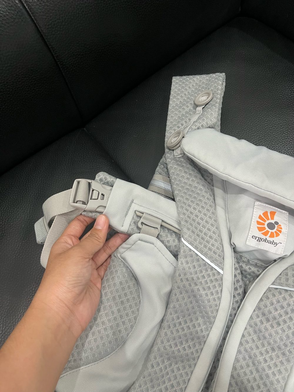 Địu Ergobaby Omni Breeze, Pearl Grey (size: 3kg2→20kg~ 0→48m) - Ảnh 8