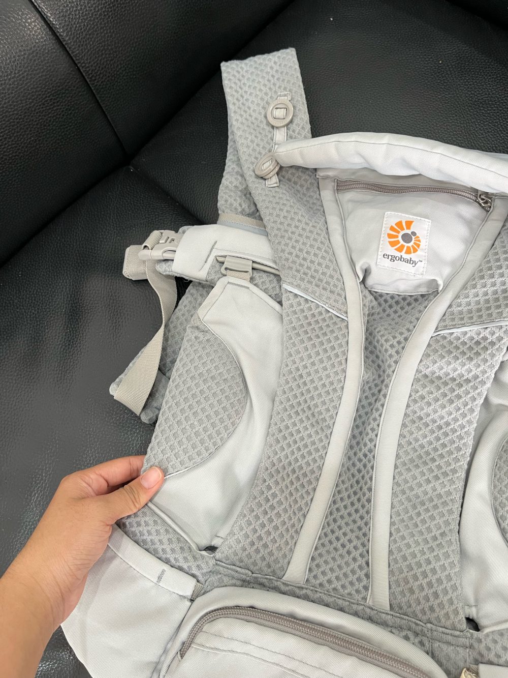 Địu Ergobaby Omni Breeze, Pearl Grey (size: 3kg2→20kg~ 0→48m) - Ảnh 9