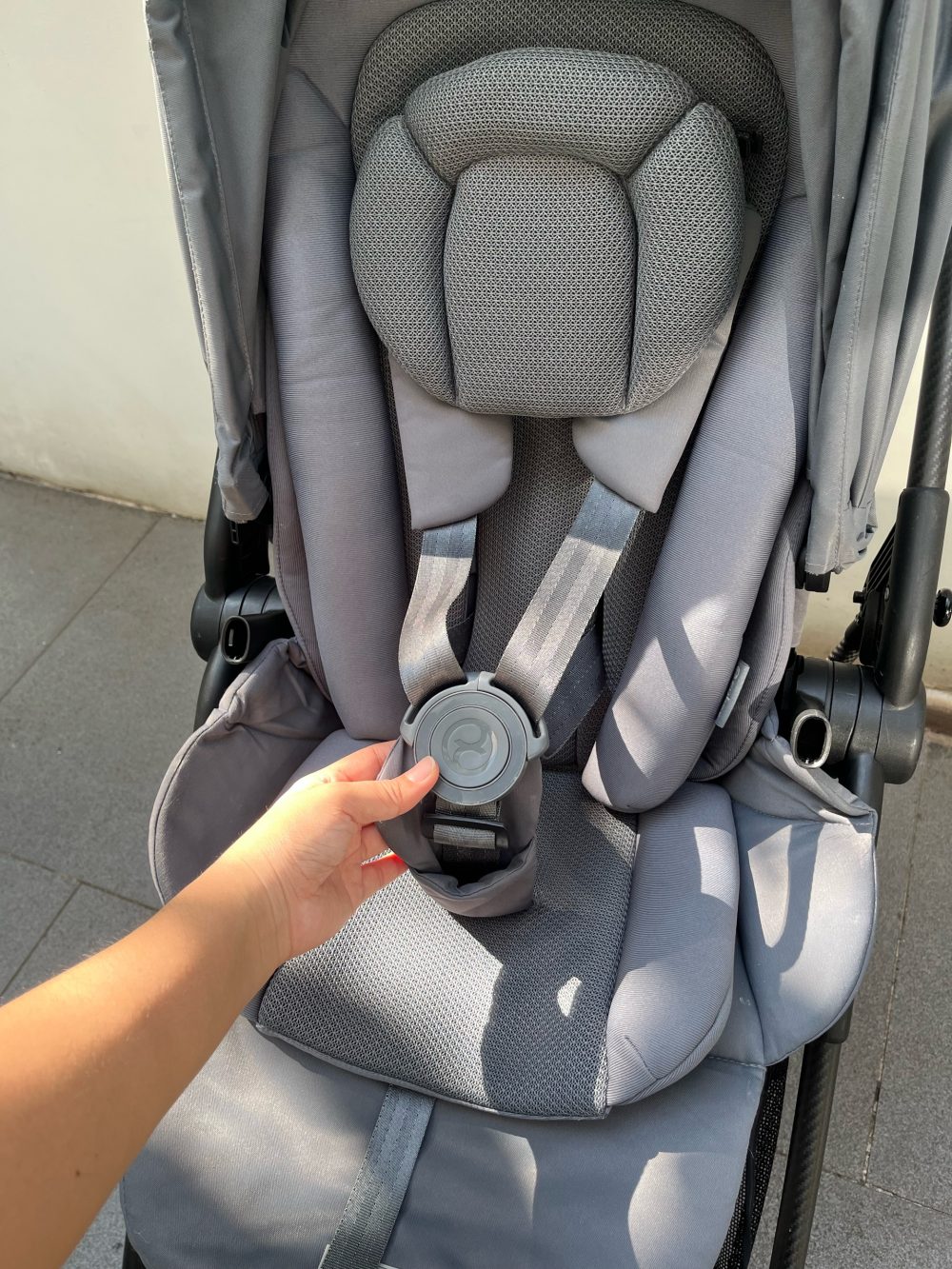Xe đẩy Cybex melio carbon 3 màu xám ( size: sơ sinh-> 15kg) kèm đệm sơ sinh - Ảnh 7