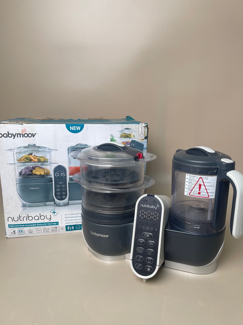 Máy tiệt trùng xay hấp đa năng Babymoov Nutribaby Plus 5 in 1 ( full box) - Ảnh 26