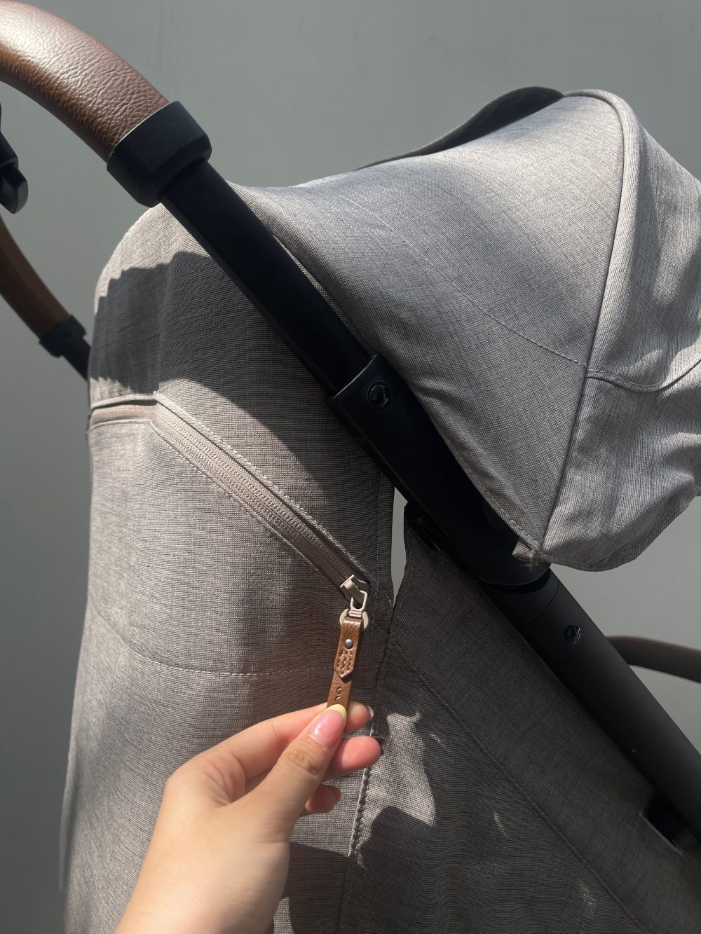 Xe đẩy Nuna trvl màu xám khung đen (size: 0m->22kg) - Ảnh 33