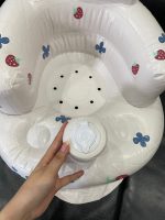 Ghế hơi tập ngồi cho bé hình dâu tây (full box, kèm gel và miếng vá) - Ảnh 8