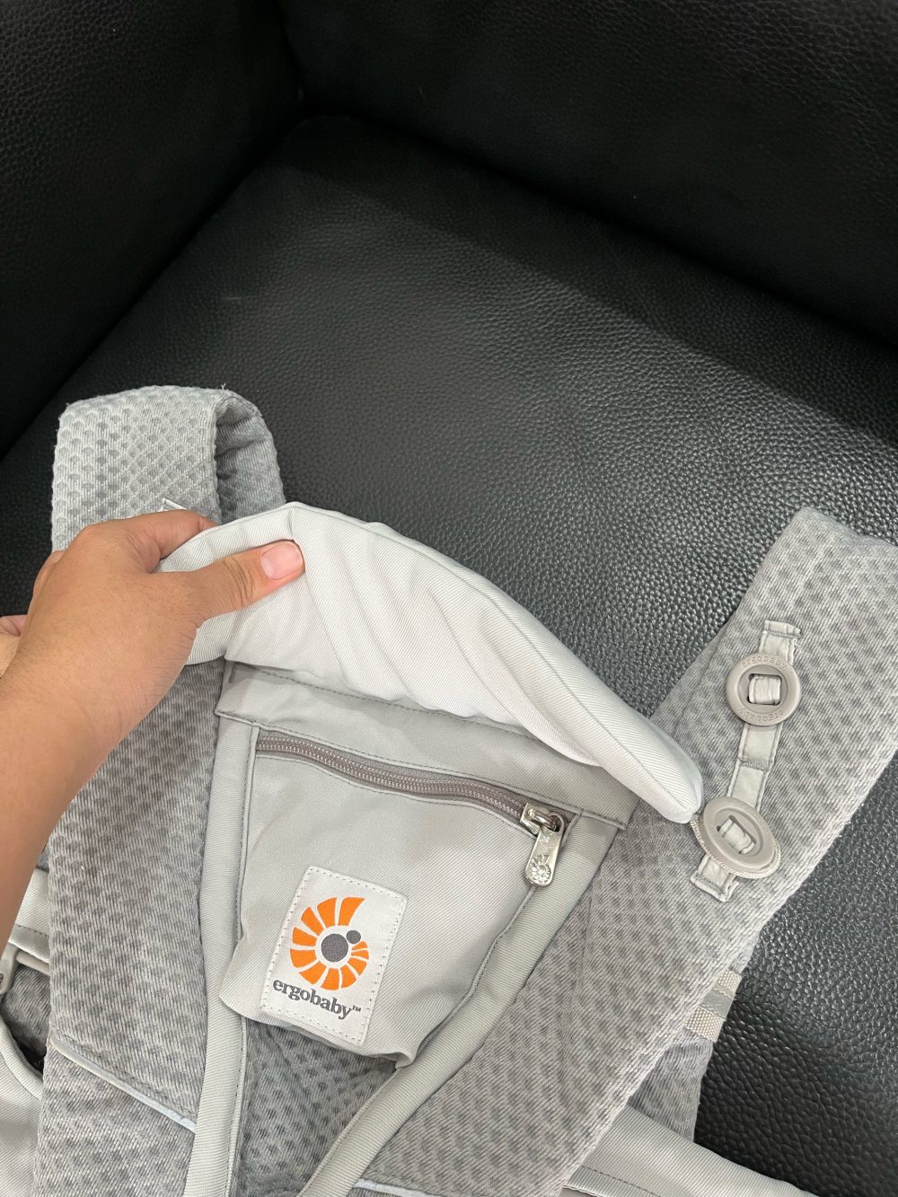 Địu cho bé Ergobaby Omni Breeze, Pearl Grey ( size: 3kg2->20kg~ 0->48m) - Ảnh 5