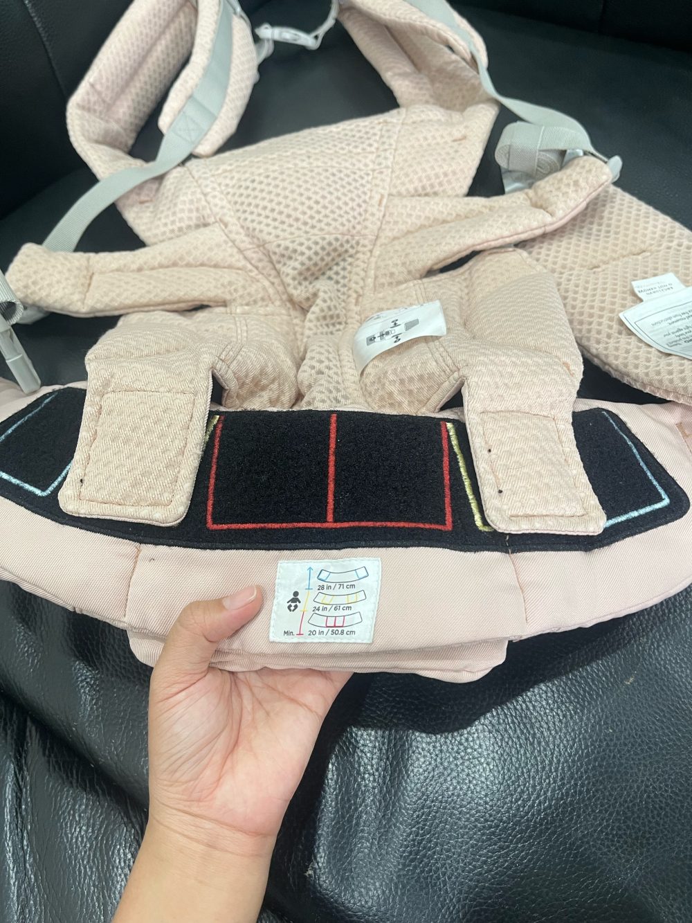 Địu cho bé Ergobaby Omni Breeze, Pink Quartz ( size: 3kg2->20kg~ 0->48m) - Ảnh 15