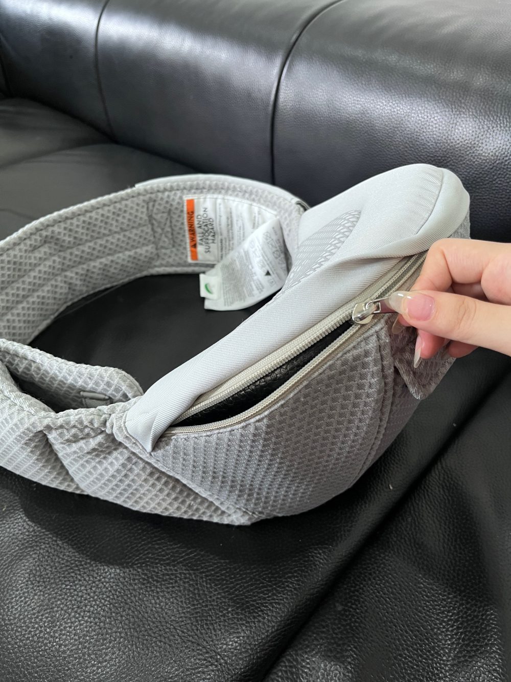 Địu Ergobaby Alta Hip Seat, Pearl Grey( size: 5kg5->20kg ~ 4->48m) full box - Ảnh 16