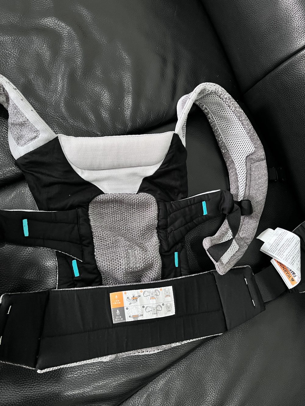 Địu Ergobaby Aerloom màu xám (0→3y, tối đa 16kg) - Ảnh 7