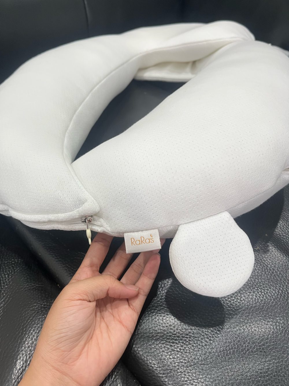 Gối thỏ Raras vải bamboo màu trắng ( size: 2m→2y) - Ảnh 13