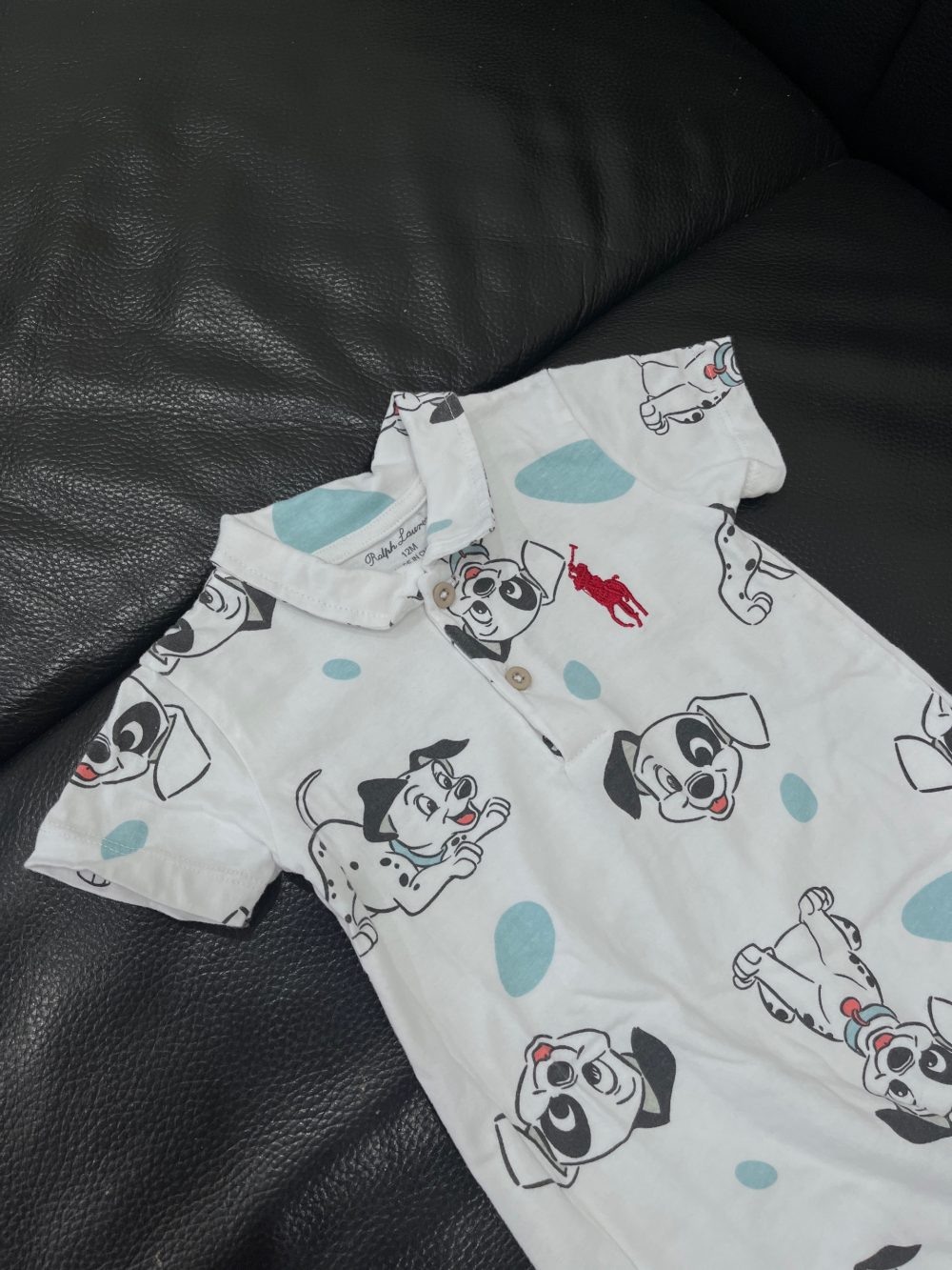 Set 2 bộ bodysuit Ralph Lauren và Obaibi màu xanh, trắng (size: 12m) - Ảnh 12