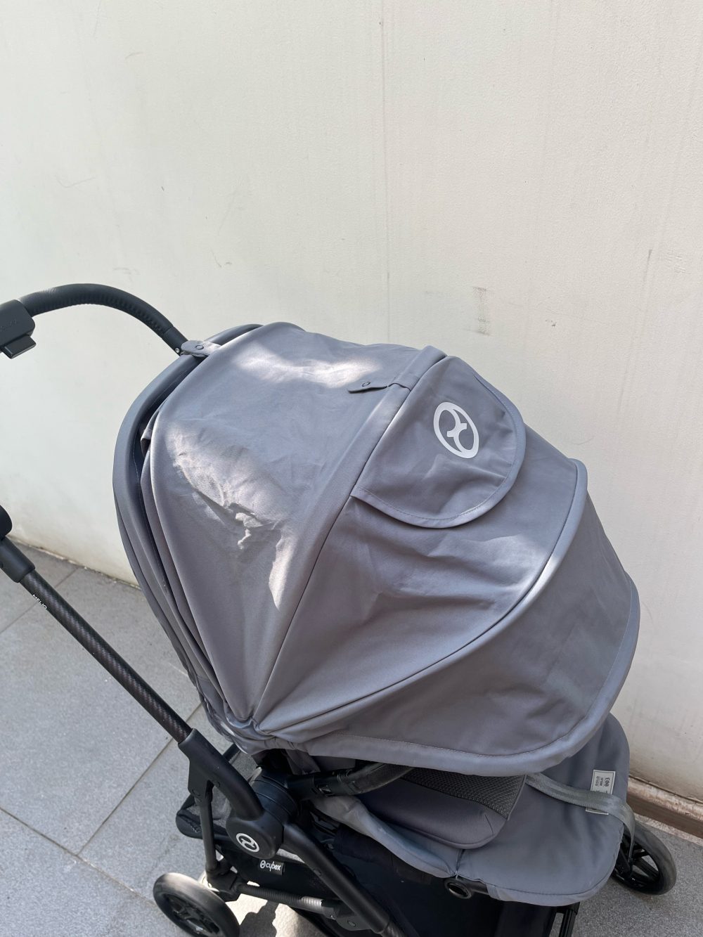 Xe đẩy Cybex melio carbon 3 màu xám ( size: sơ sinh-> 15kg) kèm đệm sơ sinh - Ảnh 4
