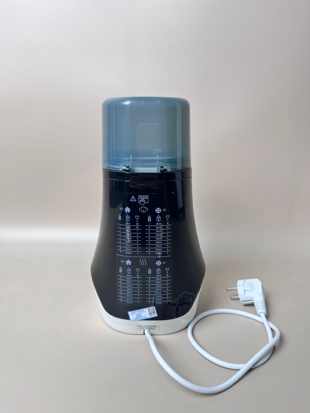 Máy hâm sữa Baby Brezza màu đen (ko bluetooth) – fullbox - Ảnh 10