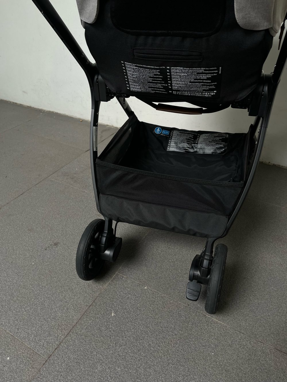 Xe đẩy Nuna triv màu xám be khung đen ( size: 0->22kg, full box) kèm cúp holder và adapter - Ảnh 13