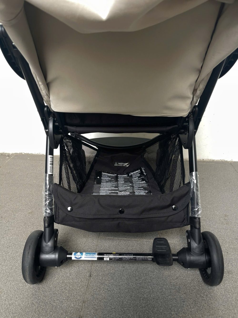 Xe đẩy Hamilton x1 plus màu be (size: sơ sinh->20kg ) - Ảnh 3