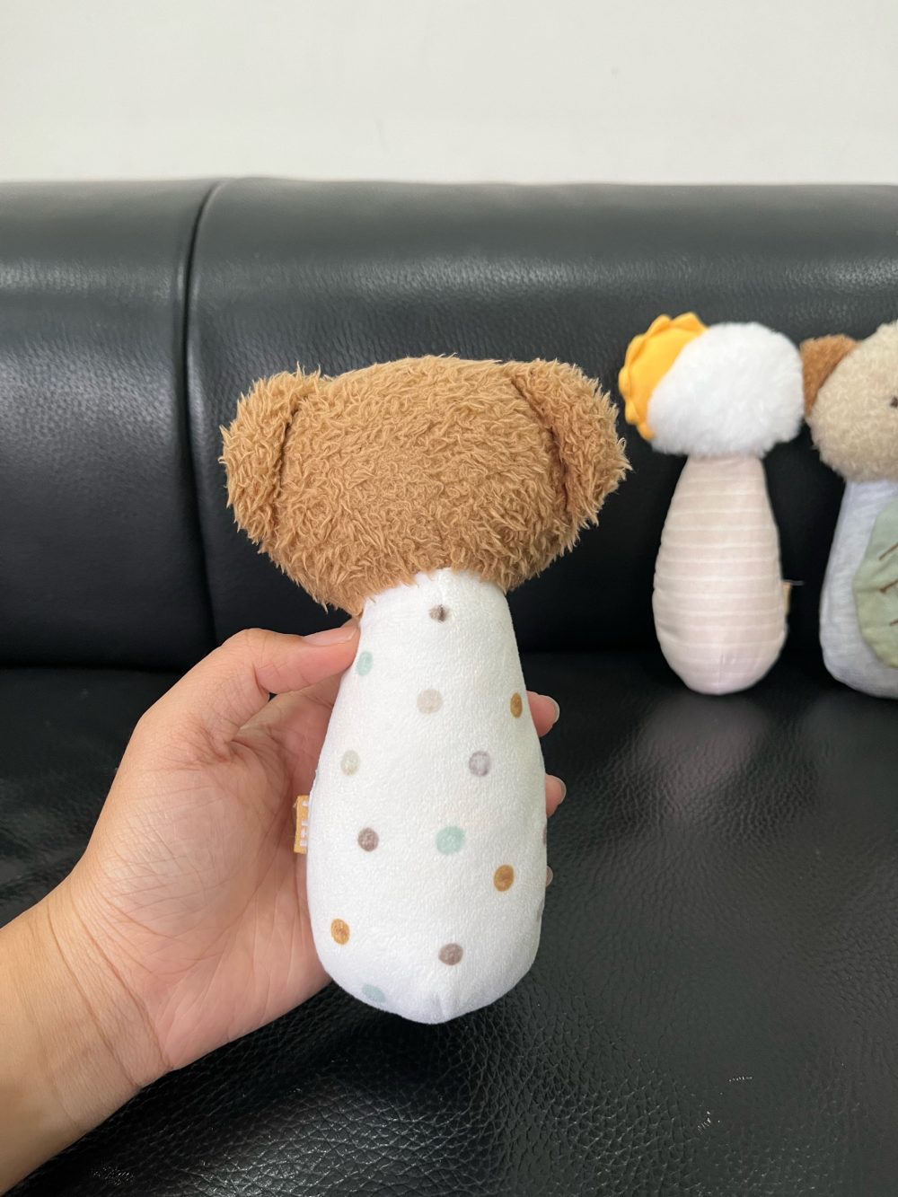 Set 3 đồ chơi cầm tay bóp có tiếng Mothercare - Ảnh 4