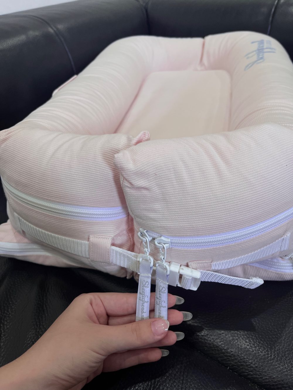 Nệm ngủ chung giường Sleepyhead Deluxe+ Mothercare màu hồng (85x46cm, size 0→8m) - Ảnh 15