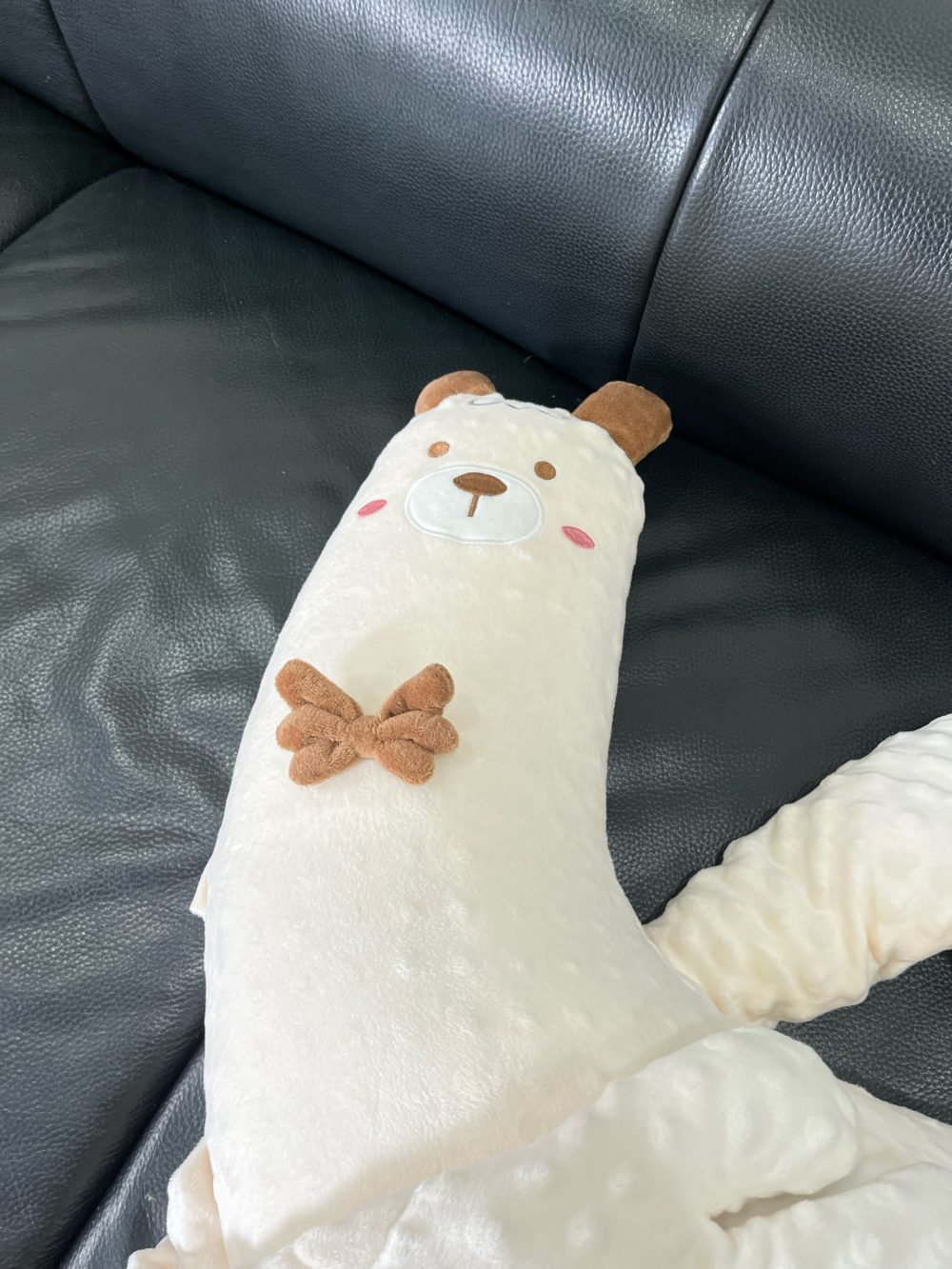 Gối ôm bé ngủ Veeou màu be ( size: 0m+) - Ảnh 7