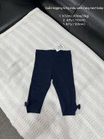 Quần legging lửng nơ Next baby màu xanh navy (size:9/12m,4/5y,6/7y)