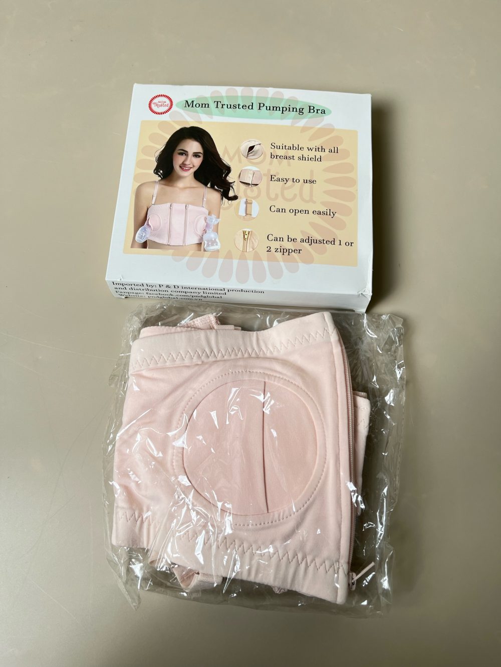 Set 2 áo ngực hút sữa Mom Trusted và áo cho bé bú ( size: L) tặng kèm miếng thấm sữa pigeon - Ảnh 7