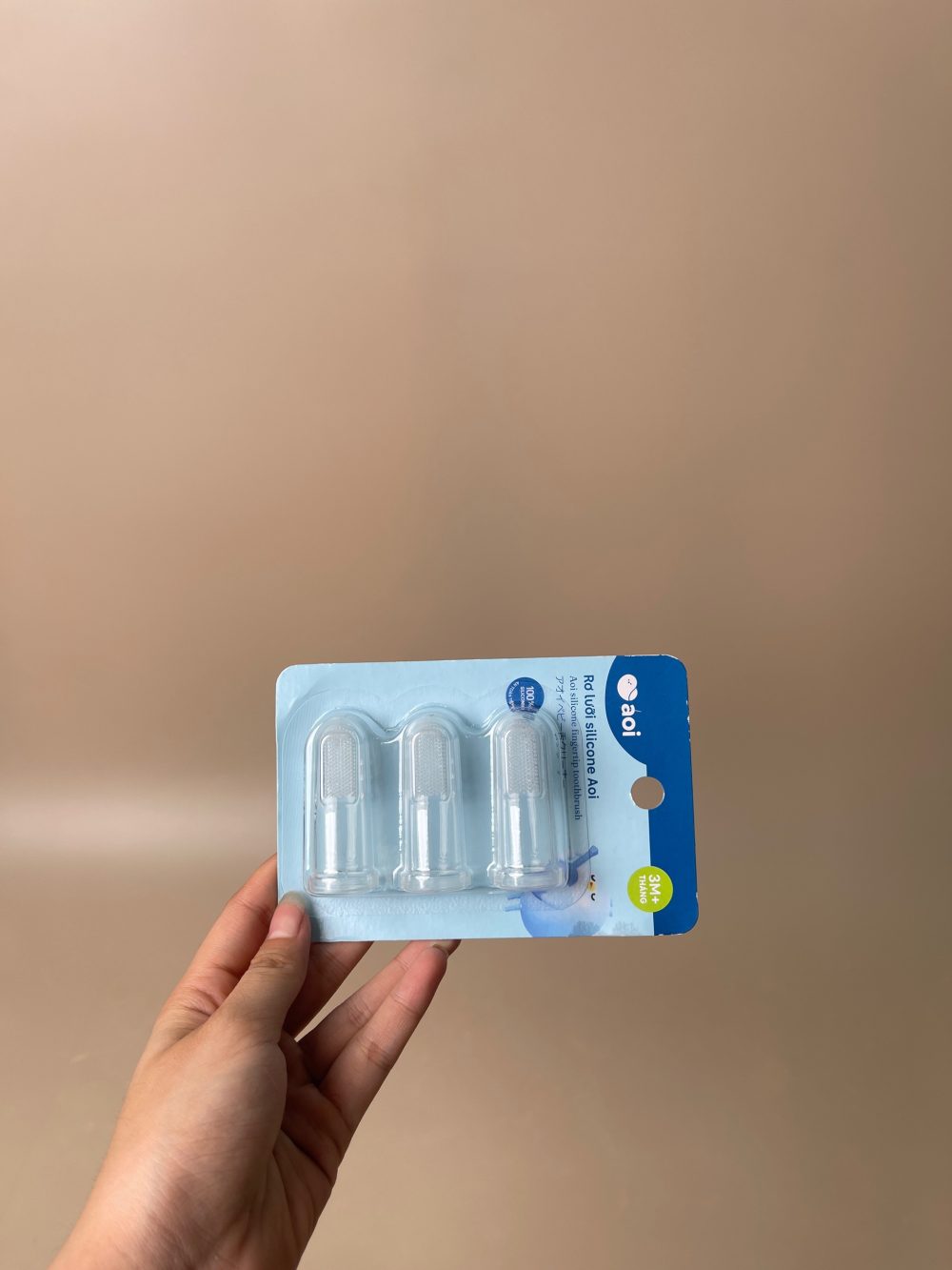 Bộ cắt dũa móng tay cho bé Moaz BéBé & combo 3 rơ lưỡi & bàn chải xỏ ngón - Ảnh 7
