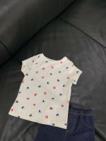 Bộ áo ngắn tay quần dài Mother Care, Carter's hoạ tiết trái tim (9-12m) - Ảnh 10