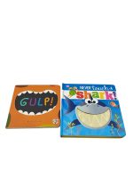 Set 2 cuốn sách tương tác "Never Touch a Shark!" và sách gulp