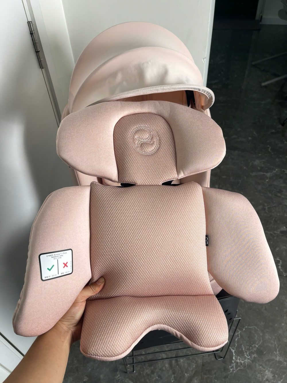 Carseat Cybex Sirona plus kèm base isofix (màu hồng) - Ảnh 12