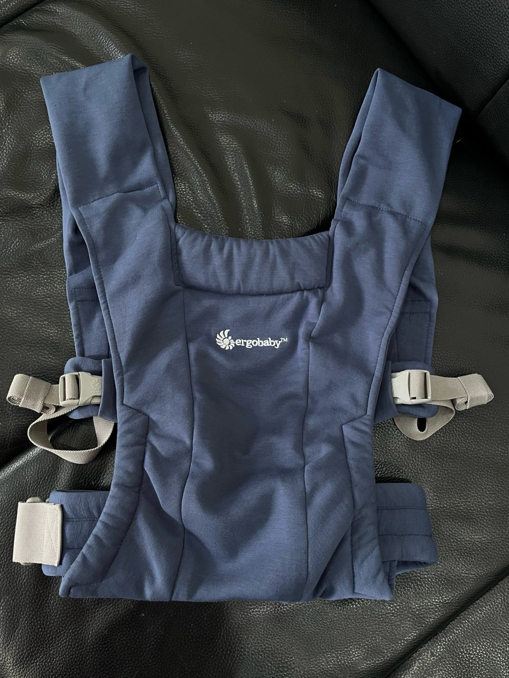 Địu Ergobaby Embrace Soft Air Mesh màu xanh (0→2y, tối đa 11kg) full box - Ảnh 2