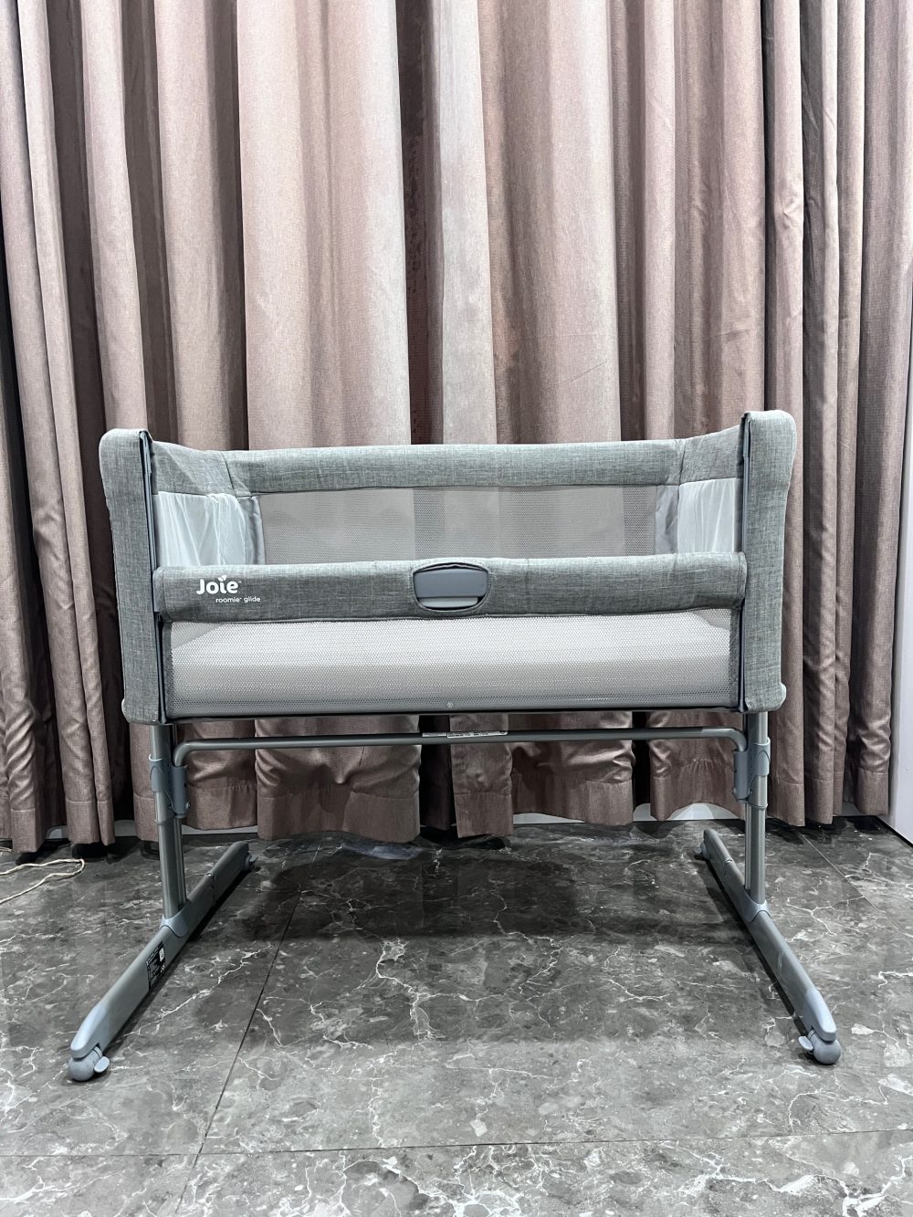 Nôi ngủ Joie Roomie Glide Foggy màu xám (tối đa 9kg) - Ảnh 9
