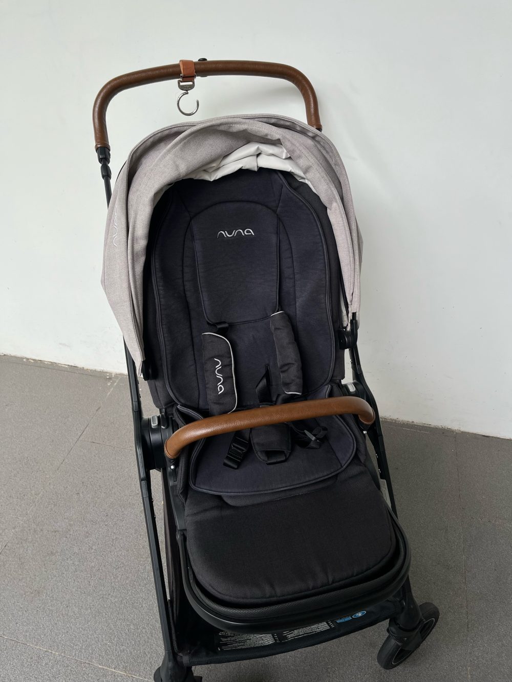 Xe đẩy Nuna triv màu xám khung đen ( size: 0->22kg) - Ảnh 12