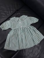 Váy caro Gingham Mothercare màu xanh (size: 6→9m) - Ảnh 3