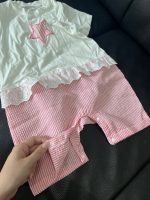 Bộ body liền cộc tay La Pomme in hoạ tiết màu hồng (12→18m) - Ảnh 5