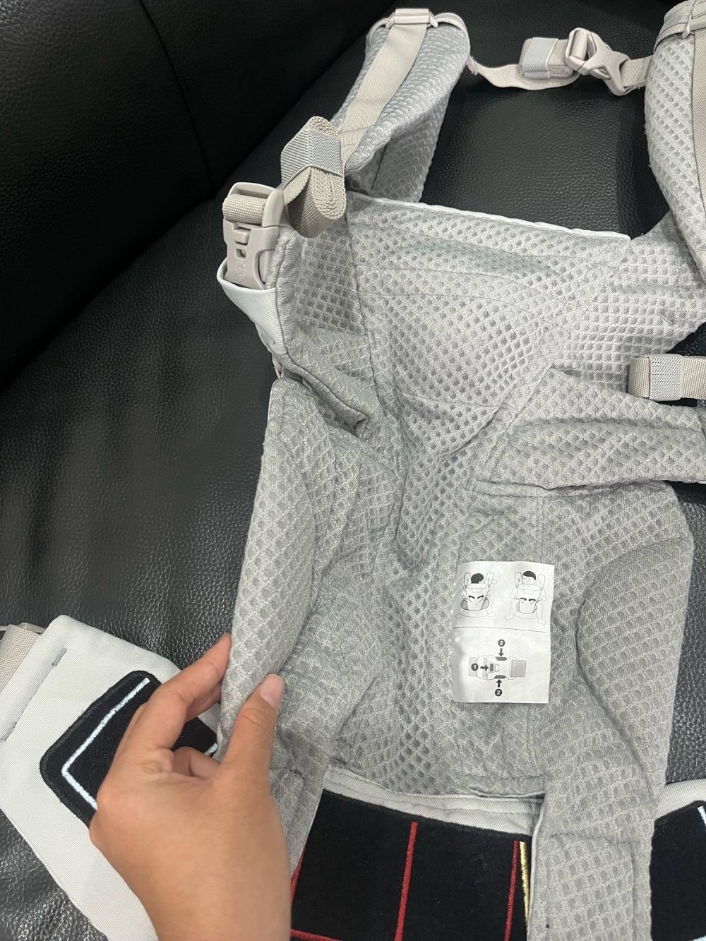 Địu Ergobaby Omni Breeze, Pearl Grey (size: 3kg2→20kg~ 0→48m) - Ảnh 11