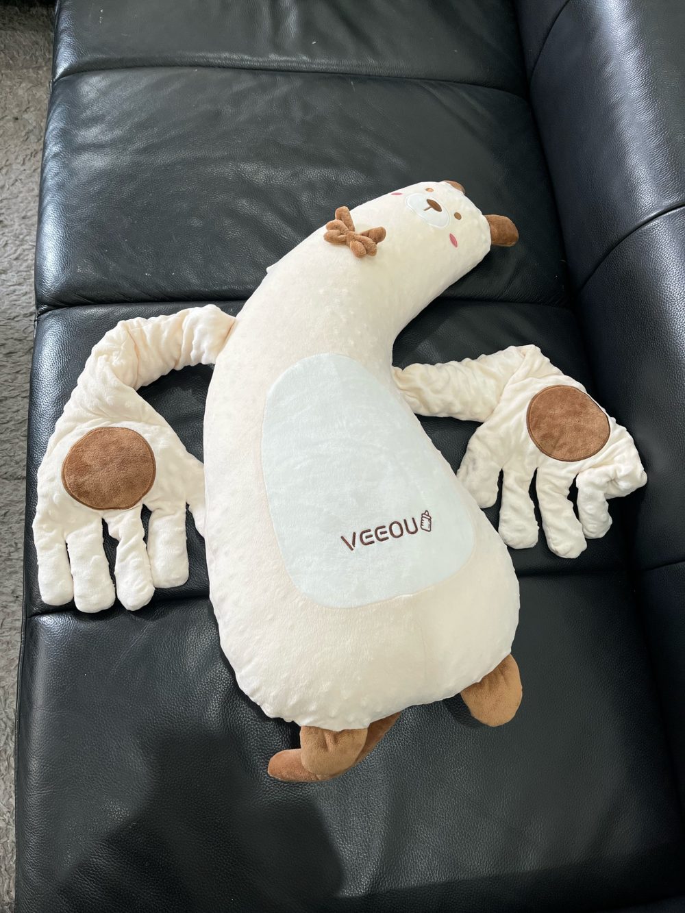 Gối ôm bé ngủ Veeou màu be ( size: 0m+) - Ảnh 5