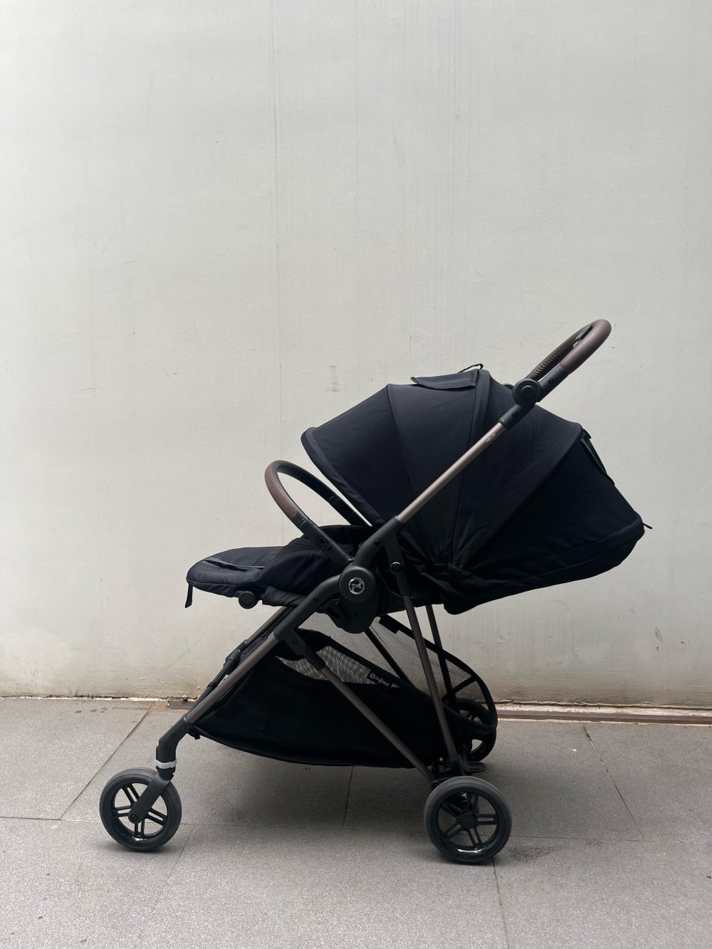 Xe đẩy Cybex melio TPE màu magic black - seal VNQ (Size: sơ sinh->3y, tối đa 15kg) full box - Ảnh 24