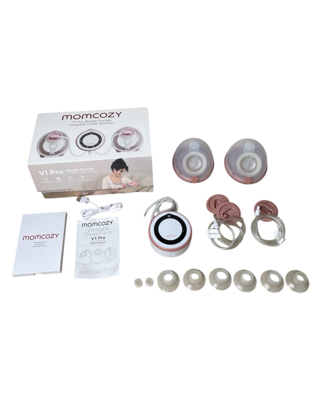 50b02c428e3c48df9278fd55c84e776f Máy hút sữa Momcozy V1 Pro ( full box) - Ảnh 1