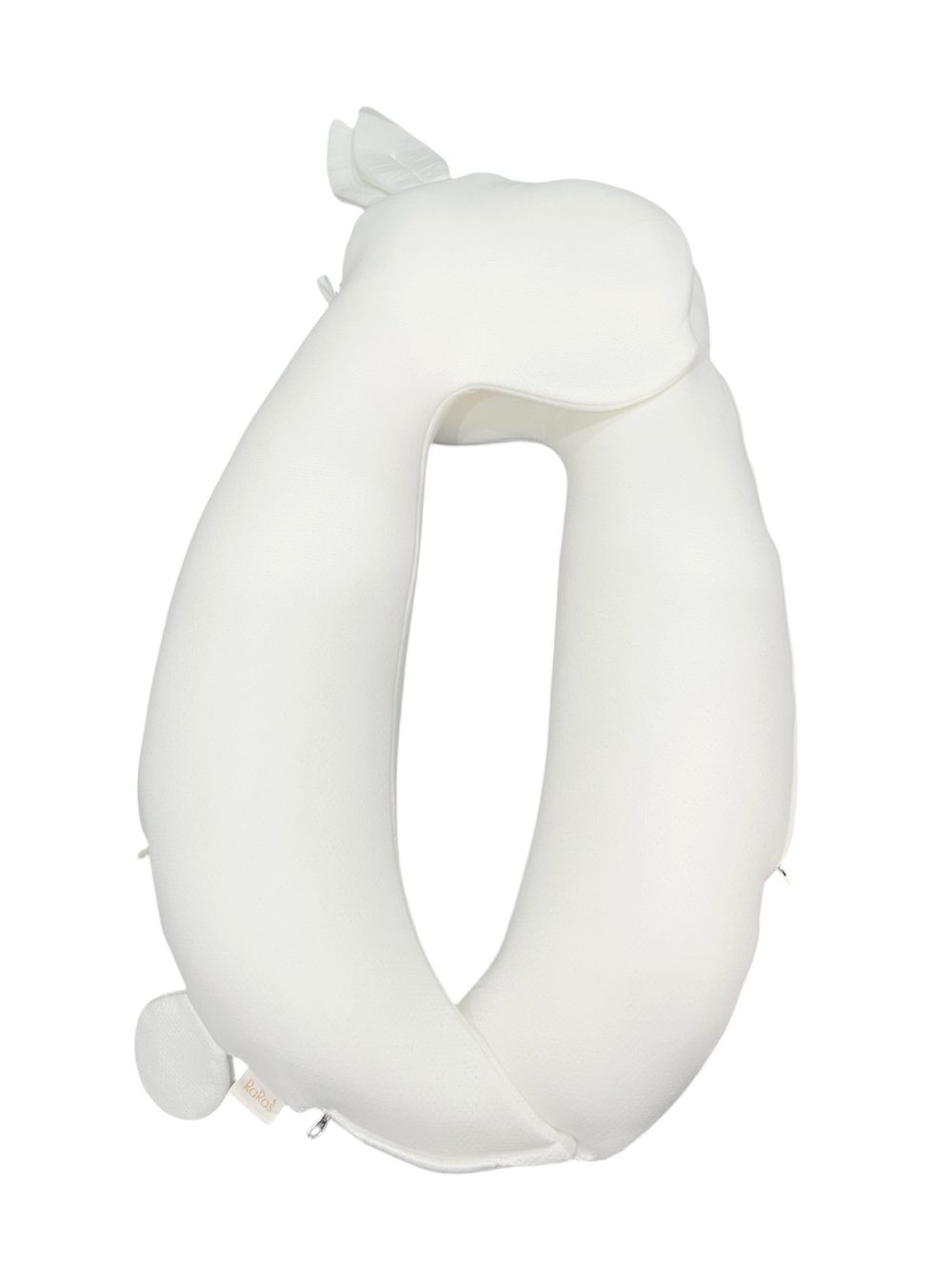 Gối thỏ Raras vải bamboo màu trắng ( size: 2m→2y) - Ảnh 1