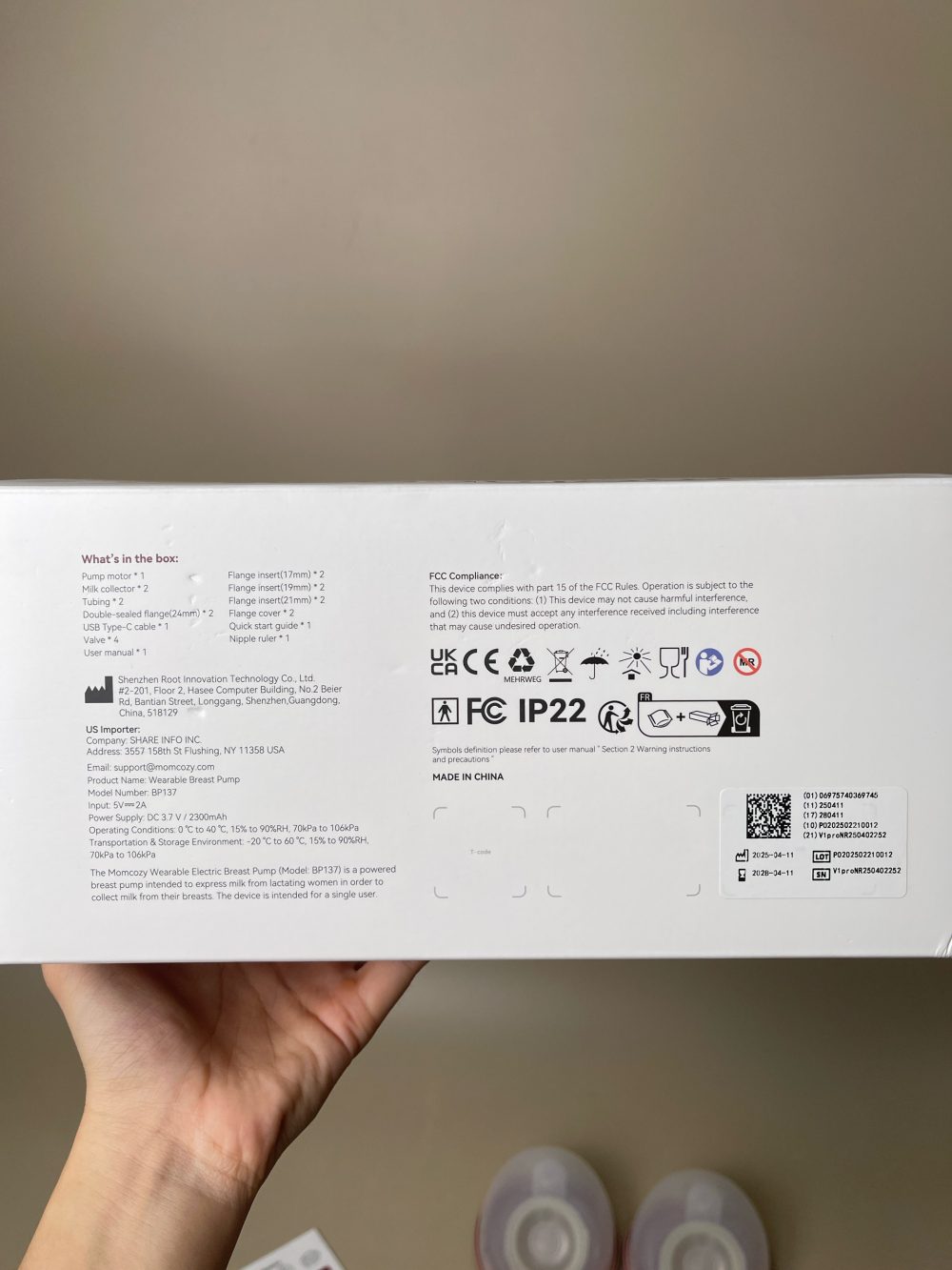 Máy hút sữa Momcozy V1 Pro ( full box) - Ảnh 9