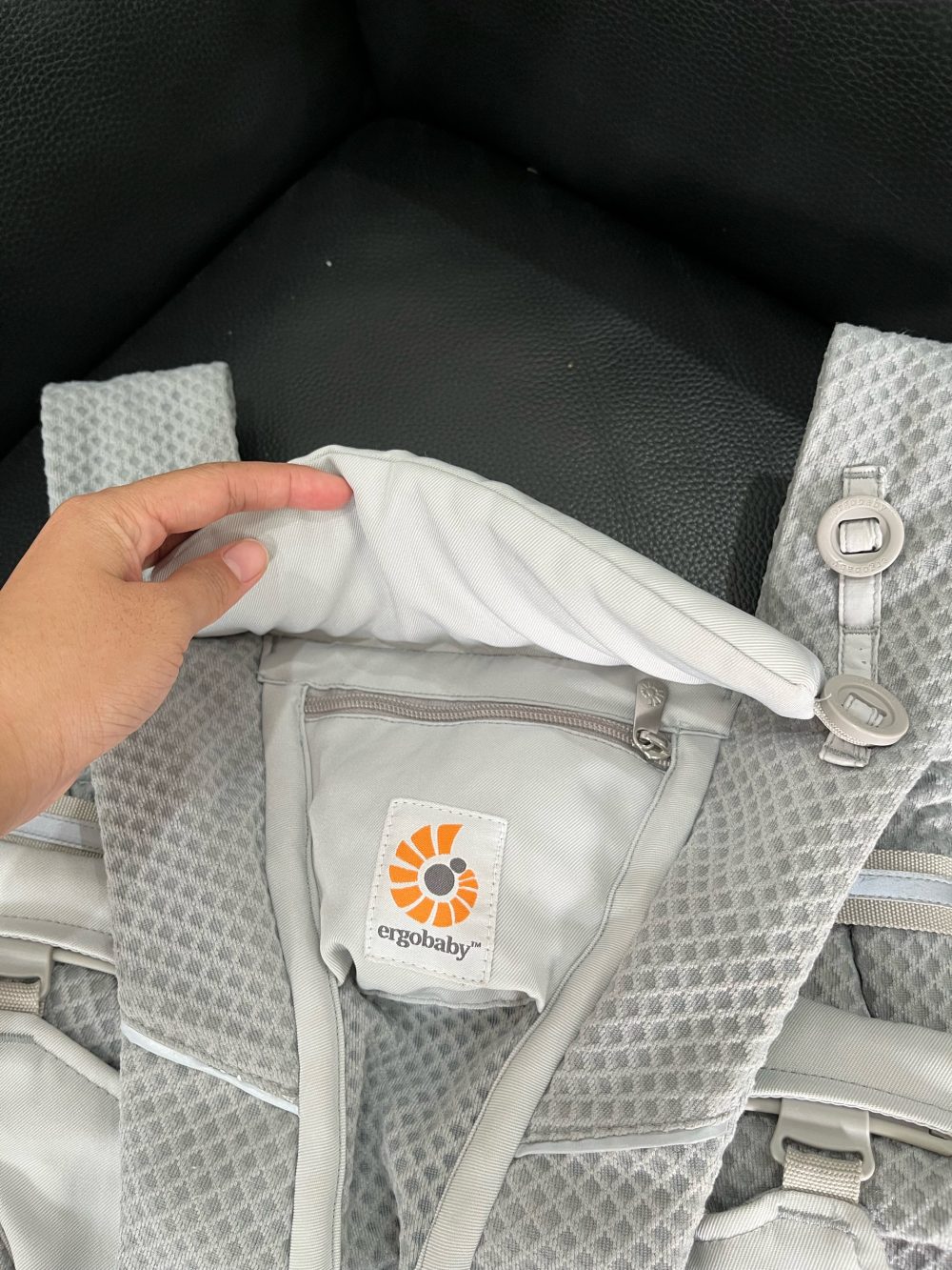 Địu Ergobaby Omni Breeze, Pearl Grey (size: 3kg2→20kg~ 0→48m) - Ảnh 2
