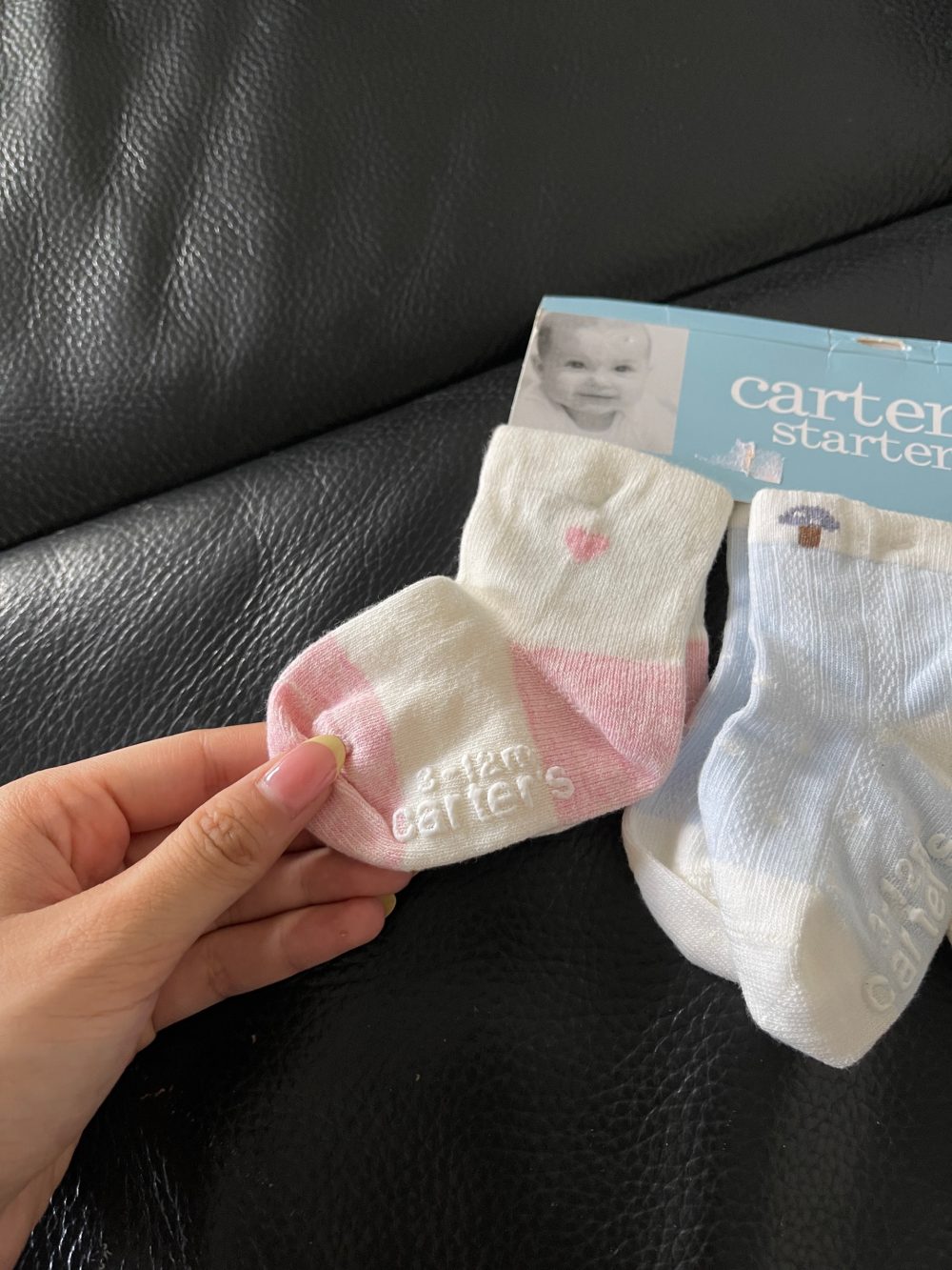 Set bộ bodysuit tay dài khủng long Rabbit Bear và combo 3 đôi tất Carter’s - Ảnh 15