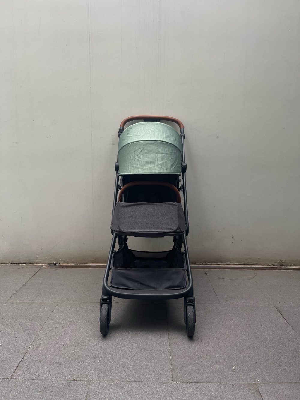 Xe đẩy Ergobaby Metro 3 Deluxe màu xanh xám ( size: 0->4m, tối đa 22kg) - Ảnh 12