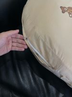 Gối chống trào ngược Dono&Dono vải 4 mùa (hoạ tiết gấu teddy) + kèm vỏ gối hoạ tiết thỏ hồng - Ảnh 12