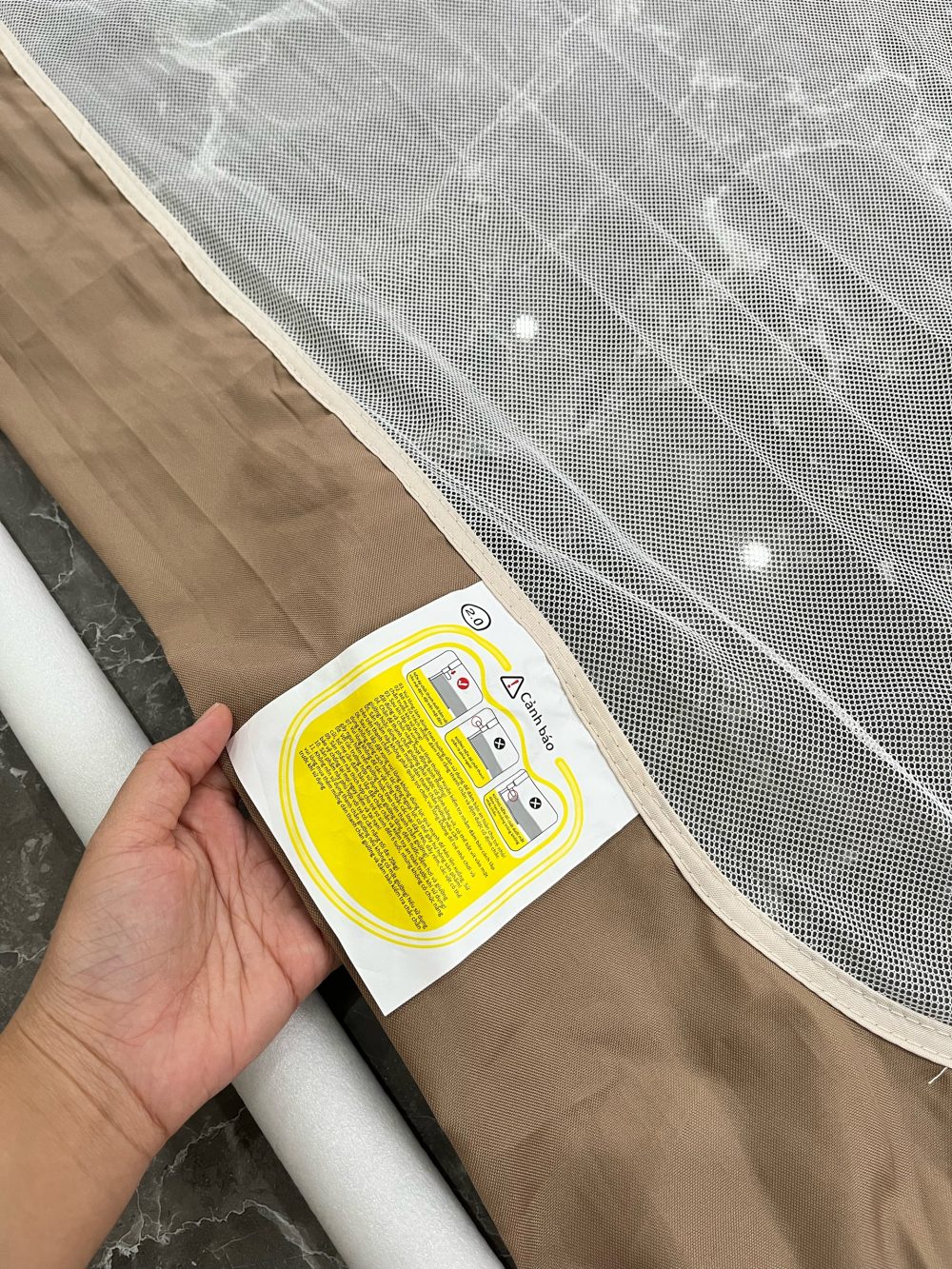 2 thanh chắn giường Pakey màu nâu be (KT: 2mx70cm) - Ảnh 14