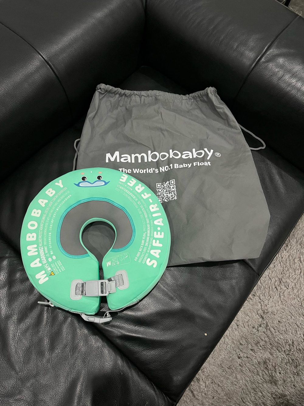 Phao bơi đeo cổ Mambobaby ( size: M 0->12m, chu vi cổ <28cm, 11kg) - Ảnh 6