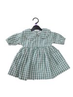 Váy caro Gingham Mothercare màu xanh (size: 6→9m)