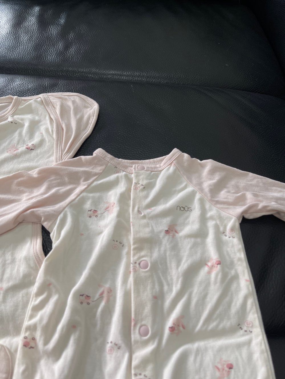 Set bộ bodysuit và nhộng chũn màu hồng Nous, tặng kèm chũn quấn sơ sinh (size 0->3m) - Ảnh 10