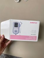 Máy đo tim thai Jumper màu xanh( Còn bh, full box) kèm gel - Ảnh 3