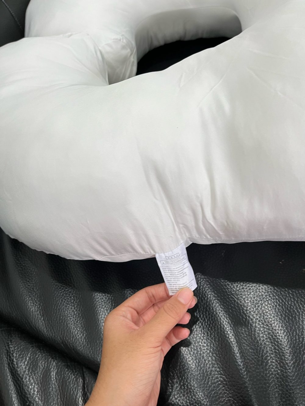 Gối chống trào ngược Rototo bebe cotton lụa hoạ tiết cherry ( còn túi đựng) - Ảnh 4