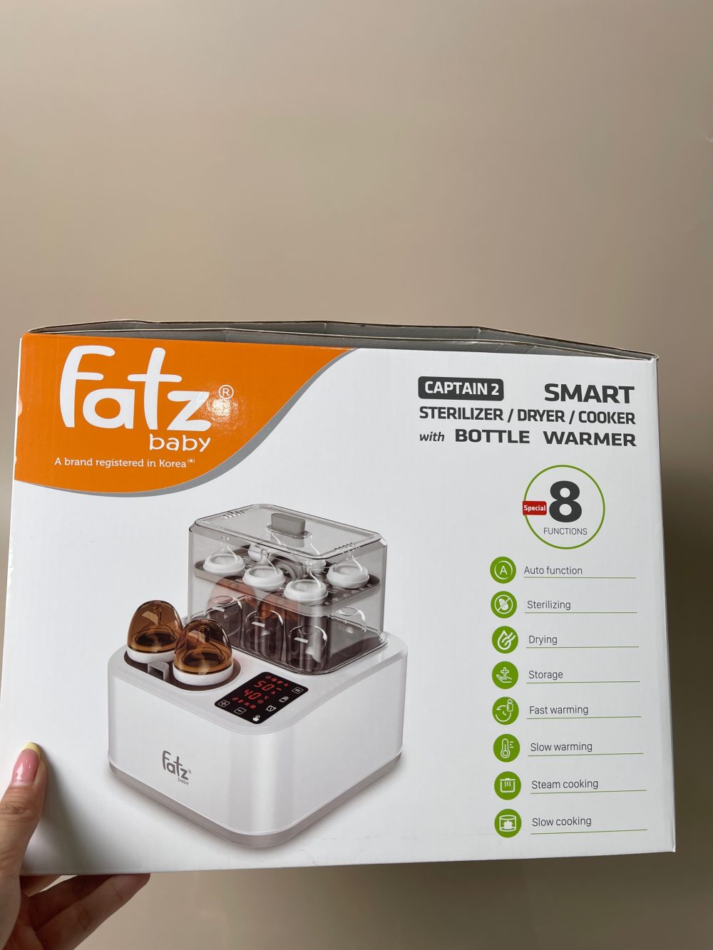 Máy tiệt trùng sấy khô, nấu cháo chậm, hâm sữa Fatz (Full box) - Ảnh 36