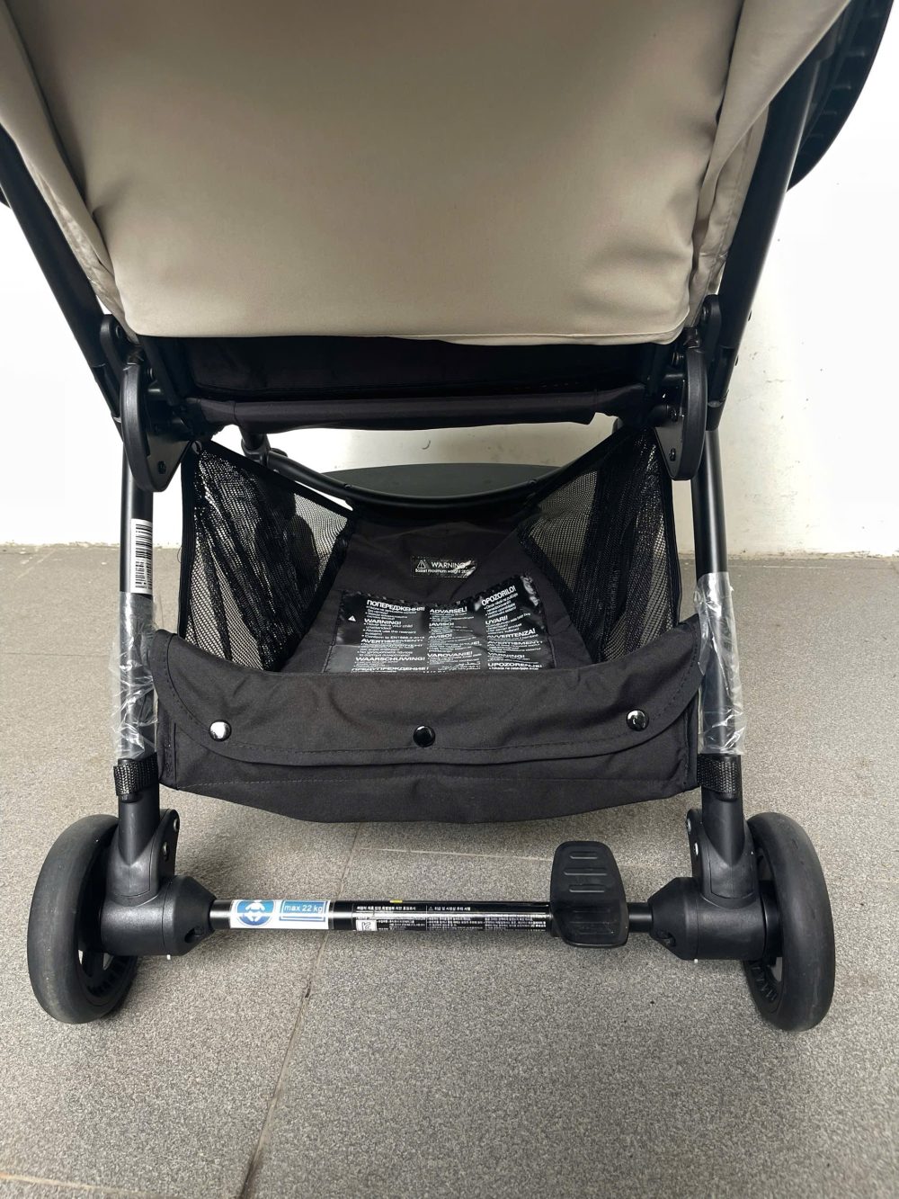 Xe đẩy Hamilton x1 plus màu be (size: sơ sinh->20kg ) - Ảnh 12