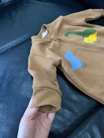 Sleepsuit hoạ tiết khủng long Minene màu nâu (size 12→18m) - Ảnh 7