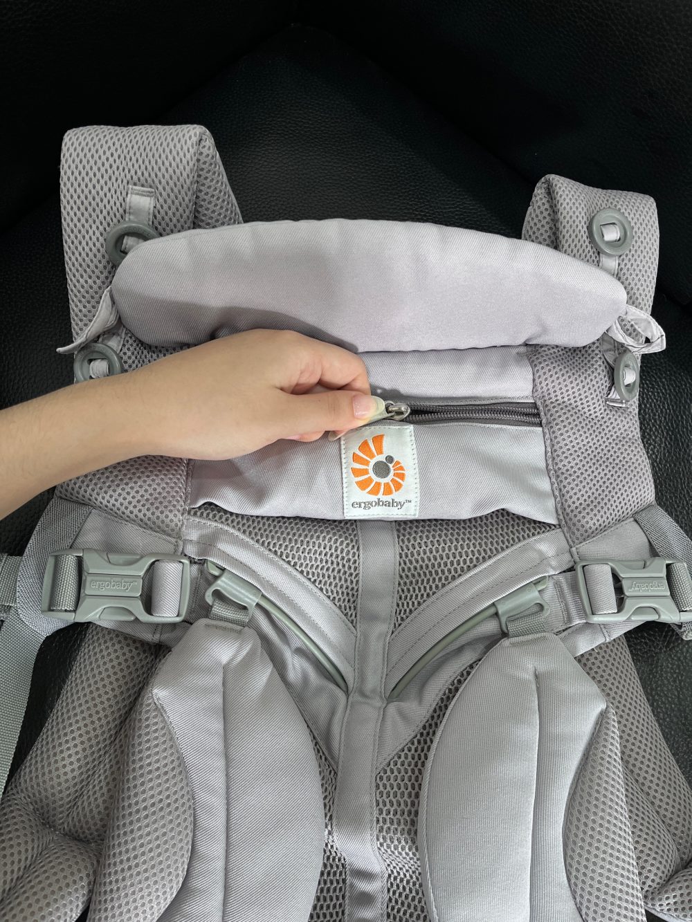 Địu Ergobaby Omni 360 airmesh màu xám (0→4y, 3.2-20kg) - Ảnh 17
